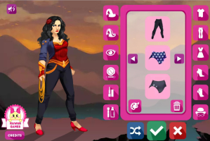 Amazon Warrior Wonder Woman Dress Up - screenshot 1