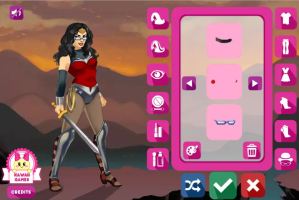 Amazon Warrior Wonder Woman Dress Up - screenshot 3