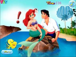 Ariel and Prince Kissing - screenshot 2