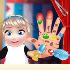 Jogo Baby Elsa Hand Doctor