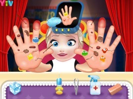 Baby Elsa Hand Doctor - screenshot 1