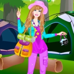 Jogo Barbie Camping Dress Up