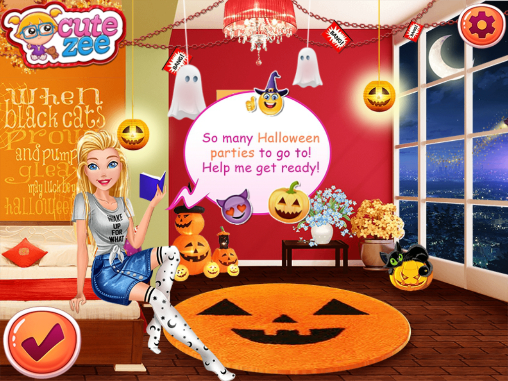 BARBIE HALLOWEEN TRICK OR TREAT jogo online no