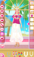 Barbie Hawaii Dress Up - screenshot 2