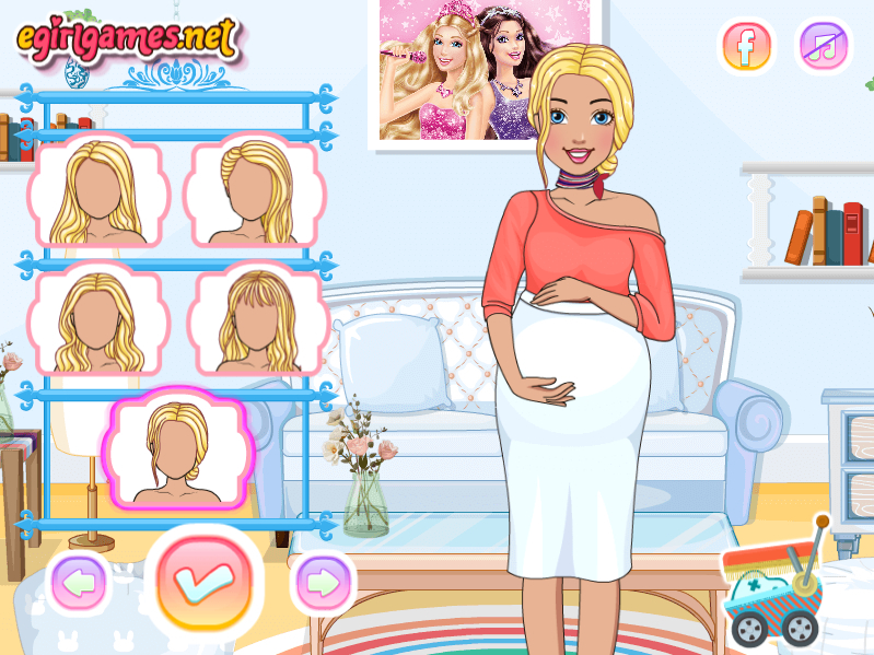 Jogo Barbie grávida online. Jogar gratis