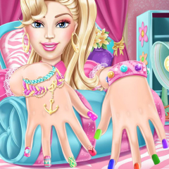Jogo Barbie Nails Spa