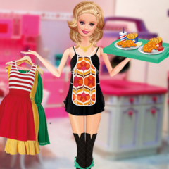 Jogo Barbie Waitress Fashion