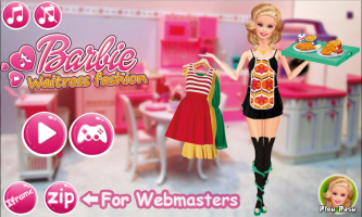 Barbie Waitress Fashion - screenshot 1