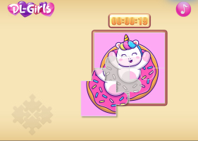 Cute Rainbow Unicorn Puzzles - screenshot 2
