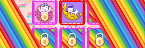 Cute Rainbow Unicorn Puzzles