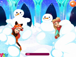Disney Princess Playing Snowballs - screenshot 3