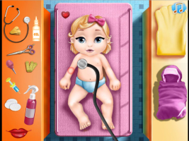 disney princesa anna rapunzel elsa gravidez baby birth care jogo