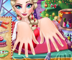 Elsa Christmas Manicure - screenshot 2