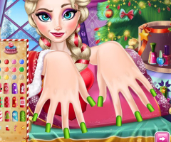 Elsa Christmas Manicure - screenshot 3