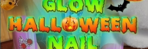 Glow Halloween Nails