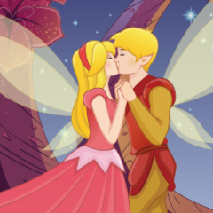 Jogo Little Fairy Kiss