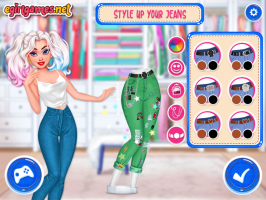 Princesses: Style Up My Jeans - screenshot 2