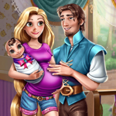 Parto da princesa Rapunzel - Jogos para Meninas