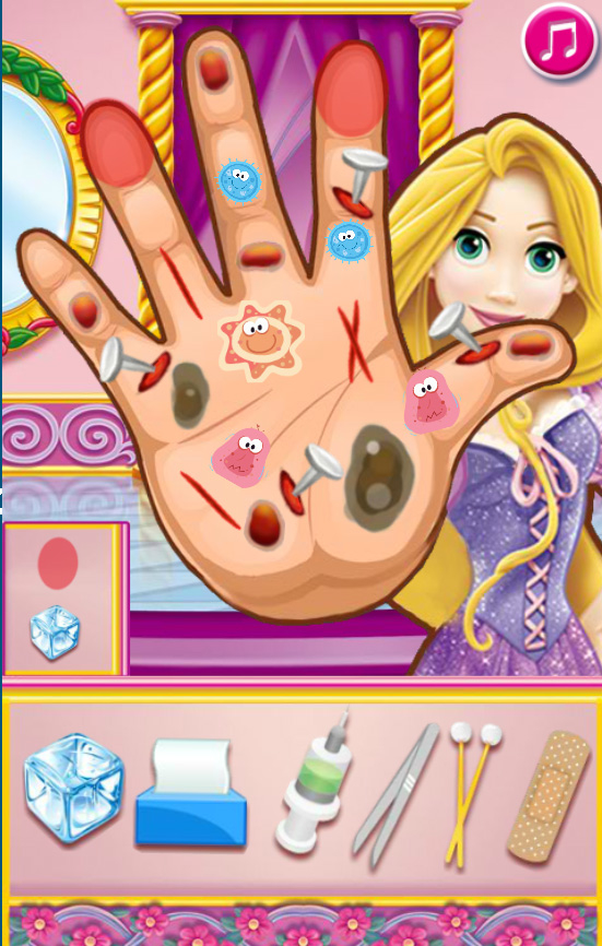 Jogo Rapunzel Spa Care