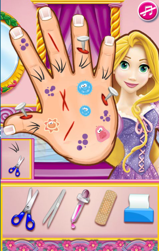 Jogo Rapunzel Spa Care